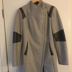 Calvin Klein gray wool ladies coat